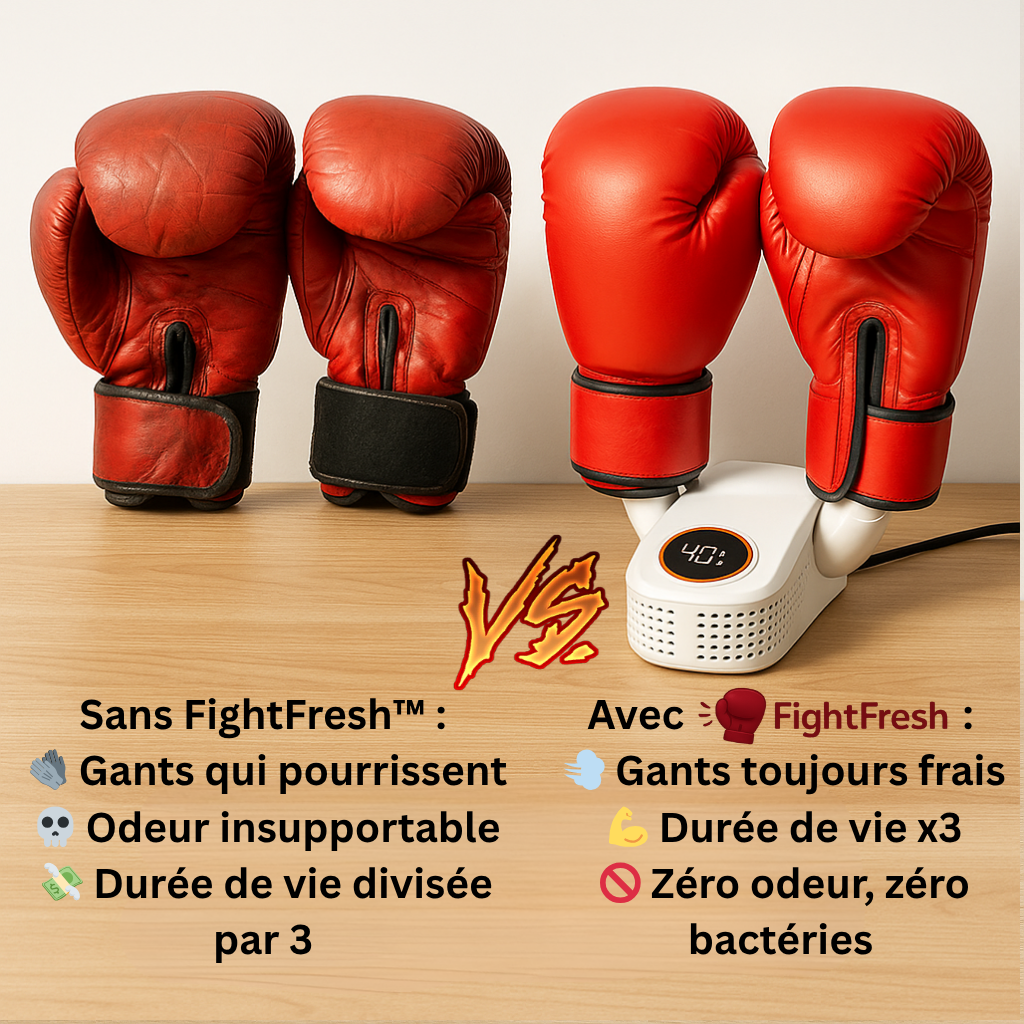 FightFresh™ - Sèche tes gants comme un pro